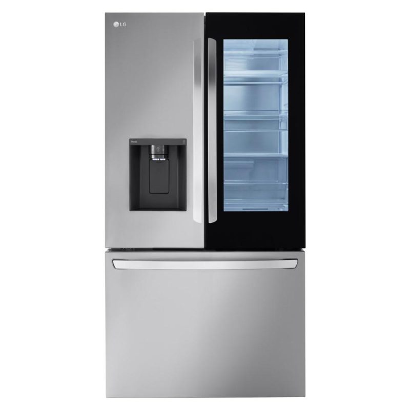 French Door Refrigerators |  LG 26 cu. ft. Smart InstaView Counter-Depth French Door Refrigerator – LRFOC2606S Stainless Steel French Door Refrigerators French Door Refrigerators