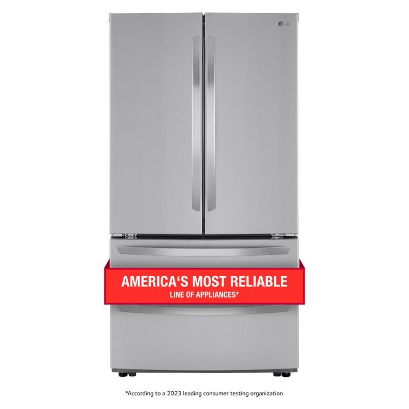 French Door Refrigerators |  LG 27 cu. ft. French Door Refrigerator – LMWS27626S Stainless Steel French Door Refrigerators French Door Refrigerators