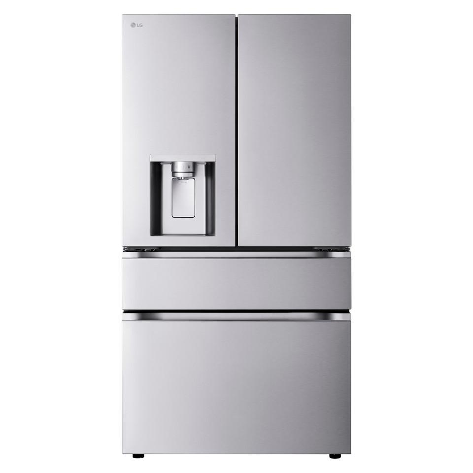 French Door Refrigerators |  LG 29 cu. ft. Smart Standard-Depth MAX™ 4-Door French Door Refrigerator with Full-Convert Drawer – LF29S8330S Stainless Steel French Door Refrigerators French Door Refrigerators