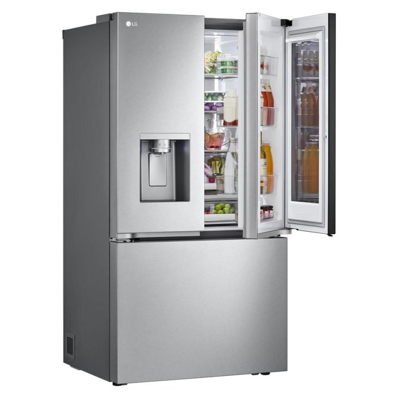 French Door Refrigerators |  LG 30.7 cu. ft. PrintProof Stainless Steel French Door Refrigerator – LRYKS3106S Stainless Steel French Door Refrigerators French Door Refrigerators