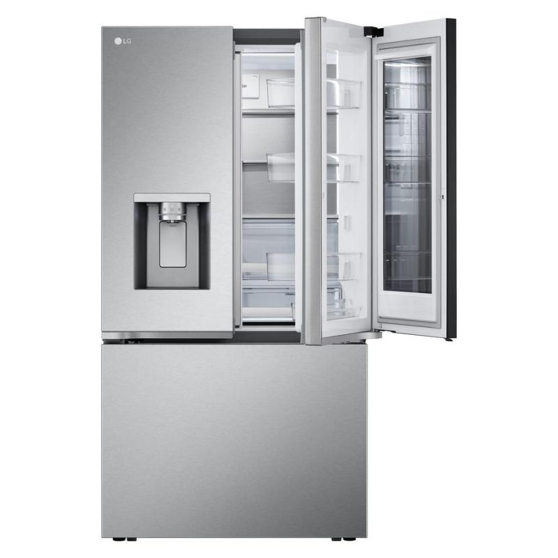 French Door Refrigerators |  LG 30.7 cu. ft. PrintProof Stainless Steel French Door Refrigerator – LRYKS3106S Stainless Steel French Door Refrigerators French Door Refrigerators