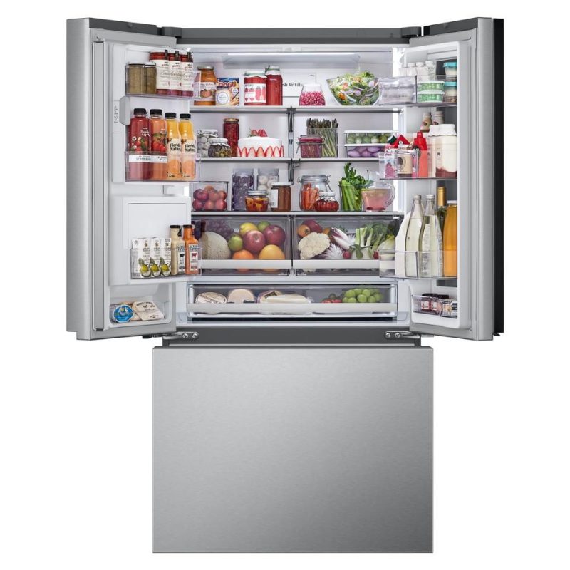 French Door Refrigerators |  LG 30.7 cu. ft. PrintProof Stainless Steel French Door Refrigerator – LRYKS3106S Stainless Steel French Door Refrigerators French Door Refrigerators