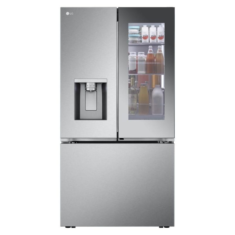 French Door Refrigerators |  LG 30.7 cu. ft. PrintProof Stainless Steel French Door Refrigerator – LRYKS3106S Stainless Steel French Door Refrigerators French Door Refrigerators