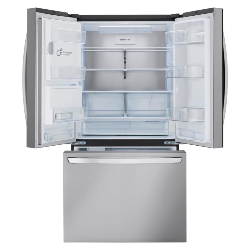 French Door Refrigerators |  LG 30.7 cu. ft. Standard Depth MAX Refrigerator – LRFXS3106S Stainless Steel French Door Refrigerators French Door Refrigerators