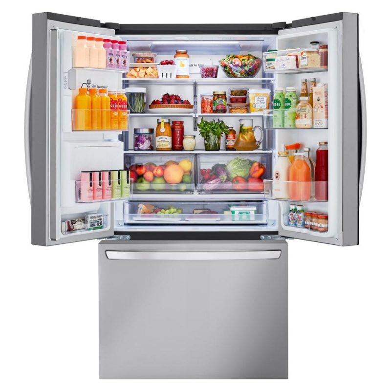 French Door Refrigerators |  LG 30.7 cu. ft. Standard Depth MAX Refrigerator – LRFXS3106S Stainless Steel French Door Refrigerators French Door Refrigerators