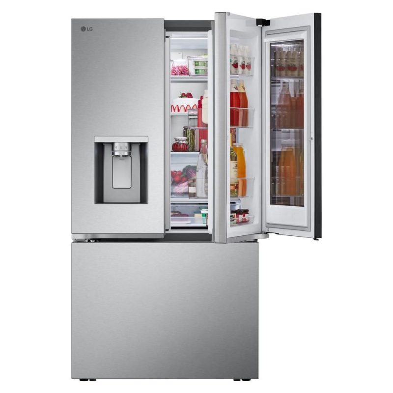 French Door Refrigerators |  LG 31 cu. ft. Smart Standard-Depth MAX™ French Door Refrigerator with InstaView® Door-in-Door® LF31S6360S Stainless Steel French Door Refrigerators French Door Refrigerators