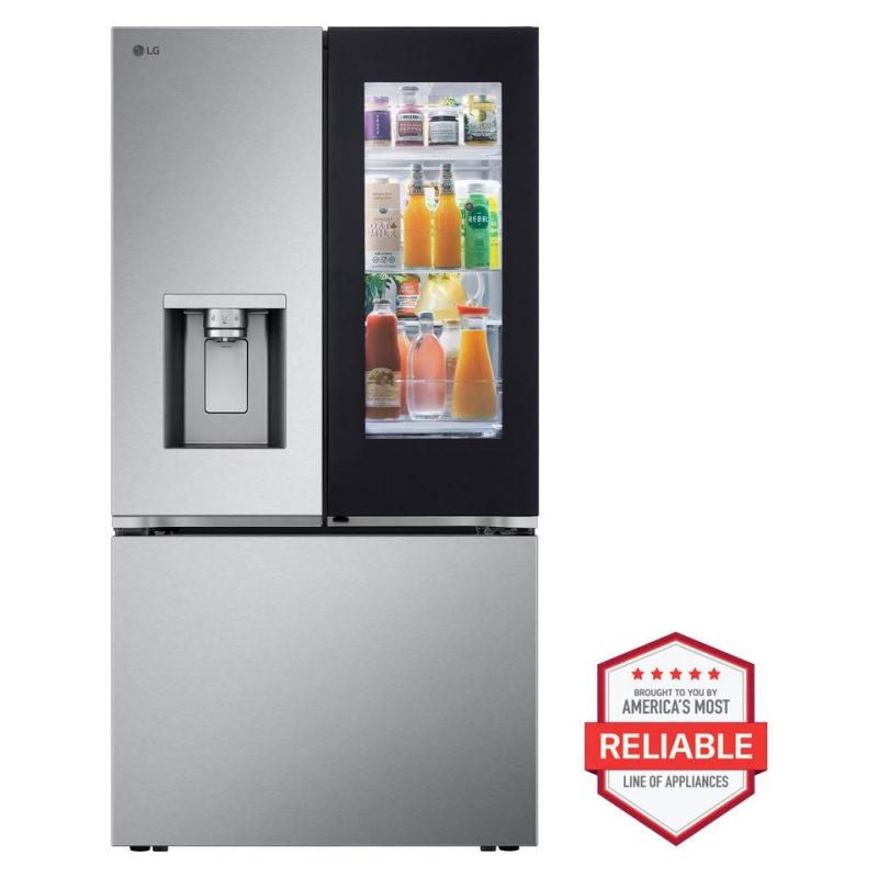 French Door Refrigerators |  LG 31 cu. ft. Smart Standard-Depth MAX™ French Door Refrigerator with InstaView® Door-in-Door® LF31S6360S Stainless Steel French Door Refrigerators French Door Refrigerators