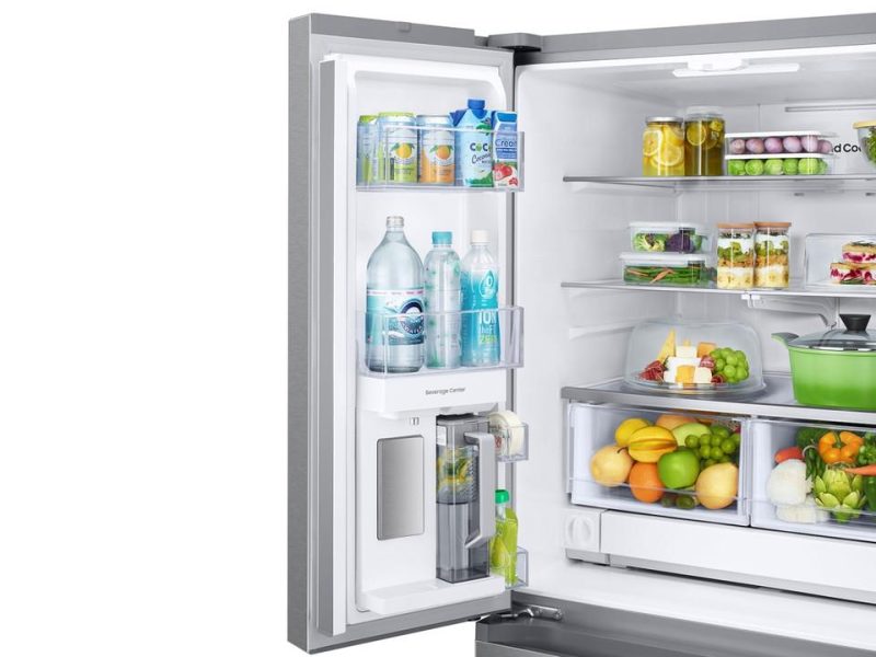 French Door Refrigerators |  Samsung 25 cu. ft. 3-Door French Door Refrigerator with Beverage Center™ & AutoFill Water Pitcher – RF25C5551SR Stainless Steel French Door Refrigerators French Door Refrigerators