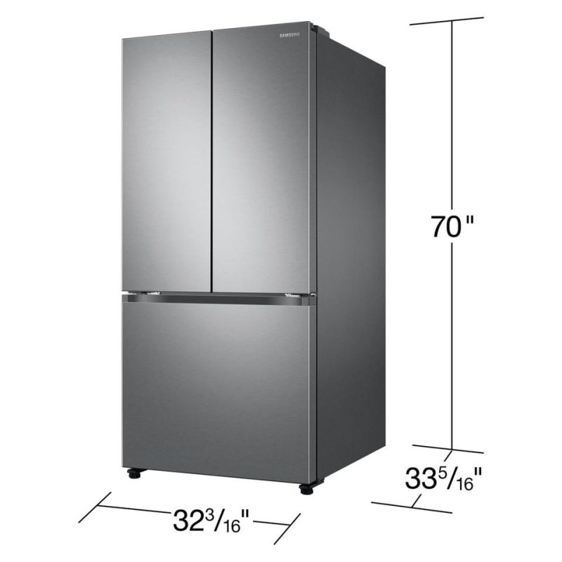 French Door Refrigerators |  Samsung 25 cu. ft. 3-Door French Door Refrigerator with Beverage Center™ & AutoFill Water Pitcher – RF25C5551SR Stainless Steel French Door Refrigerators French Door Refrigerators