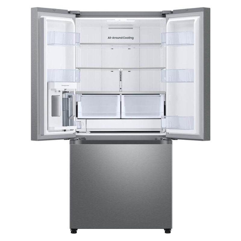 French Door Refrigerators |  Samsung 25 cu. ft. 3-Door French Door Refrigerator with Beverage Center™ & AutoFill Water Pitcher – RF25C5551SR Stainless Steel French Door Refrigerators French Door Refrigerators