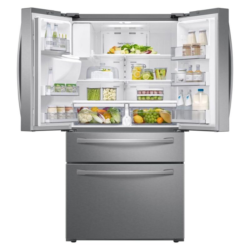 French Door Refrigerators |  Samsung 28 cu. ft. 4-Door French Door Refrigerator – RF28R7201SR Stainless Steel French Door Refrigerators French Door Refrigerators