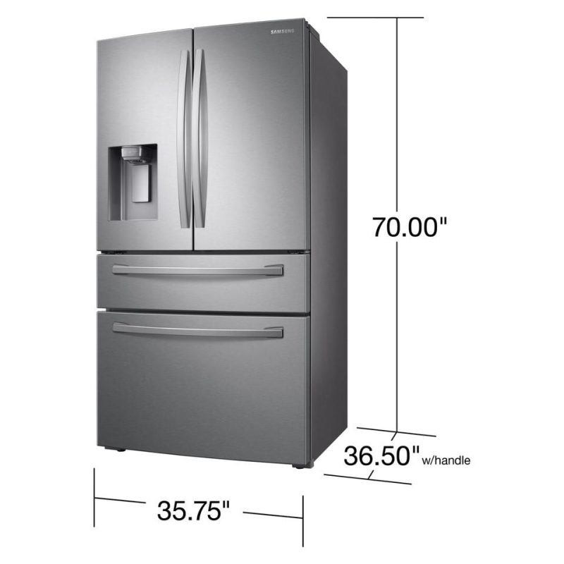 French Door Refrigerators |  Samsung 28 cu. ft. 4-Door French Door Refrigerator – RF28R7201SR Stainless Steel French Door Refrigerators French Door Refrigerators