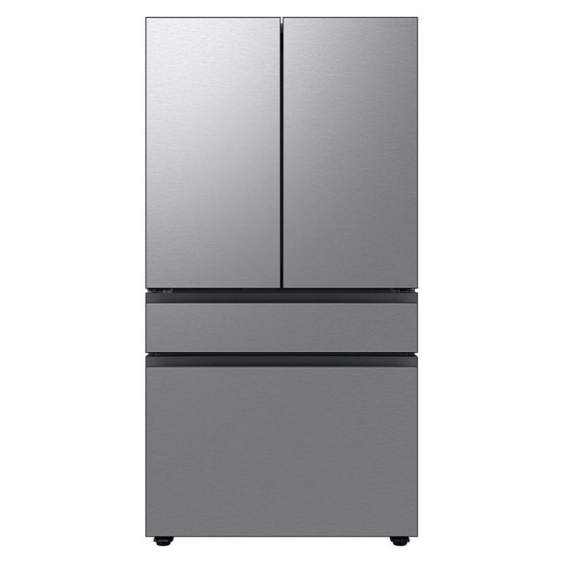 French Door Refrigerators |  Samsung 29 cu. ft. Bespoke 4-Door French Door Refrigerator with Beverage Center in Stainless Steel – RF29BB8600QL Stainless Steel French Door Refrigerators French Door Refrigerators