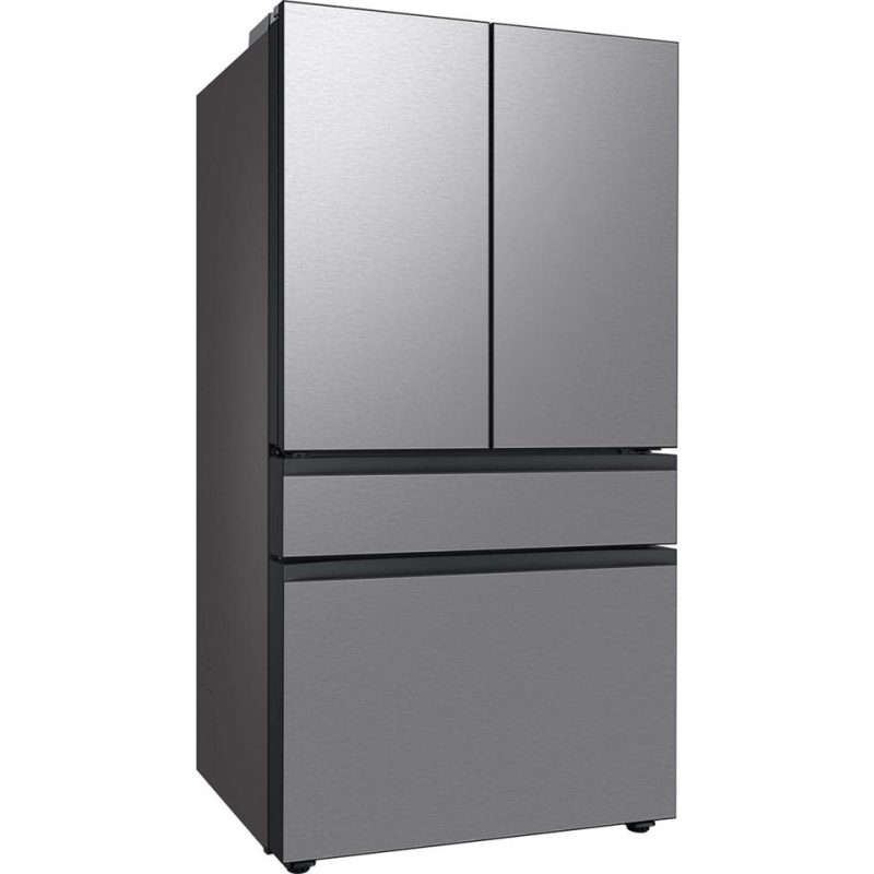 French Door Refrigerators |  Samsung 29 cu. ft. Bespoke 4-Door French Door Refrigerator with Beverage Center in Stainless Steel – RF29BB8600QL Stainless Steel French Door Refrigerators French Door Refrigerators