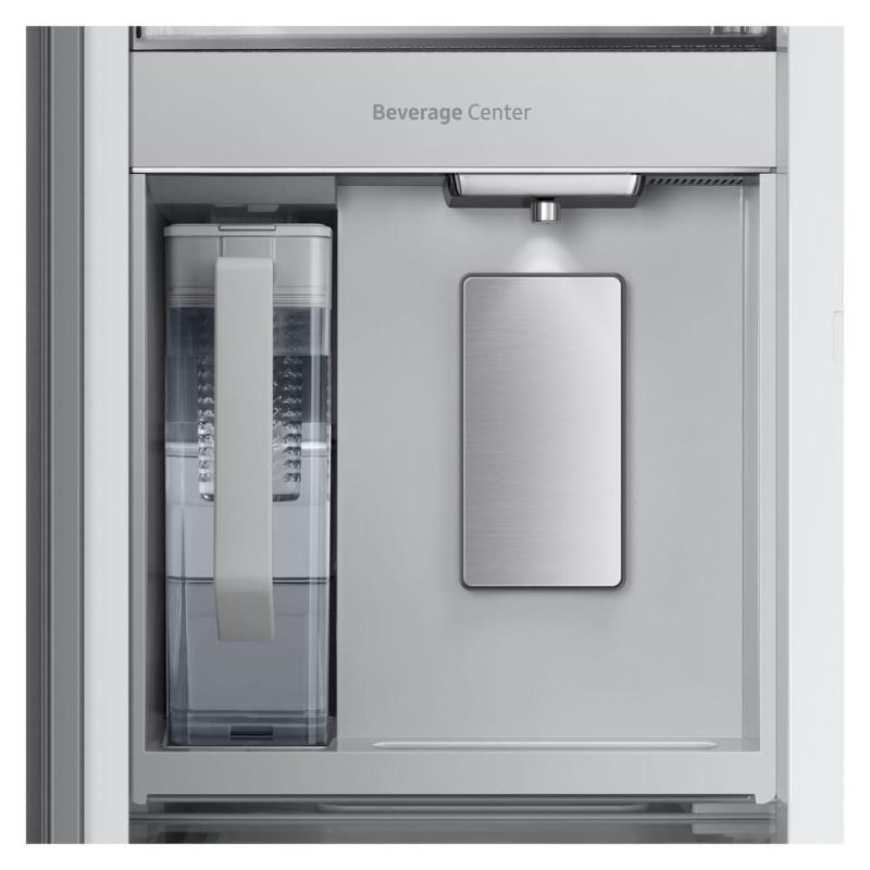 French Door Refrigerators |  Samsung Bespoke 29.8-cu ft French Door Refrigerator with Dual Ice Maker and Door within Door – RF30BB69006M Stainless Steel French Door Refrigerators French Door Refrigerators