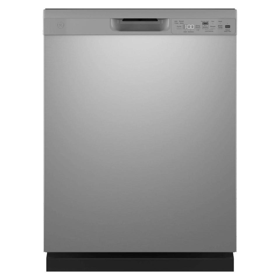 Front Control |  GE Front Control Built-In Dishwasher with Sanitize Cycle & Dry Boost – GDF550PSRSS Stainless Steel Dishwashers Front Control