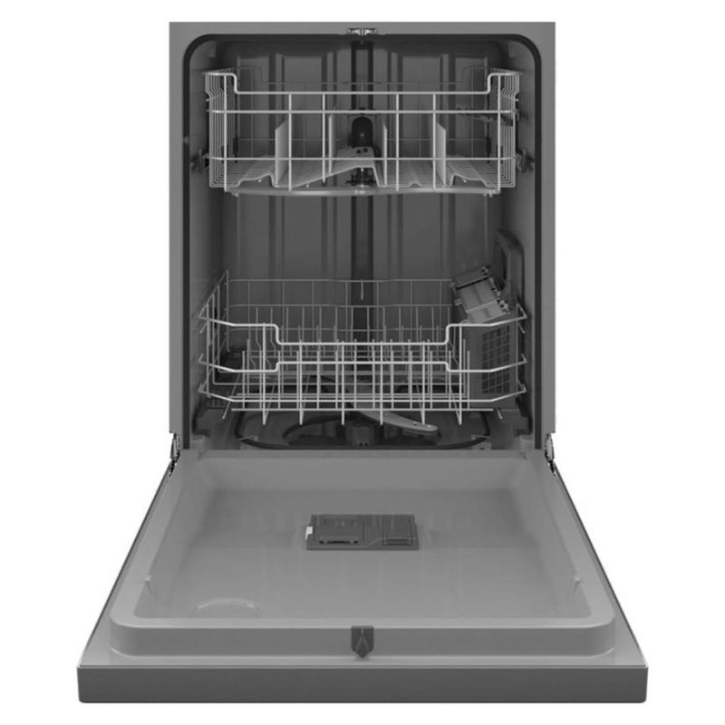 Front Control |  GE Front Control Built-In Dishwasher with Sanitize Cycle & Dry Boost – GDF550PSRSS Stainless Steel Dishwashers Front Control