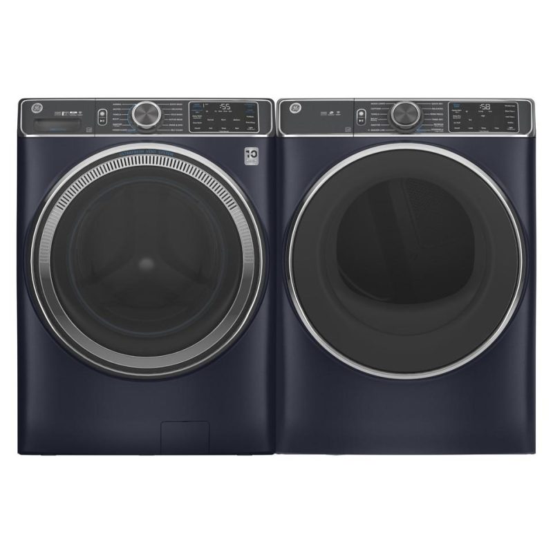 Front-load Washers |  GE 5.0 cu. ft. Front Load Steam Washer – GFW850SPNRS Blue Washers & Dryers Blue