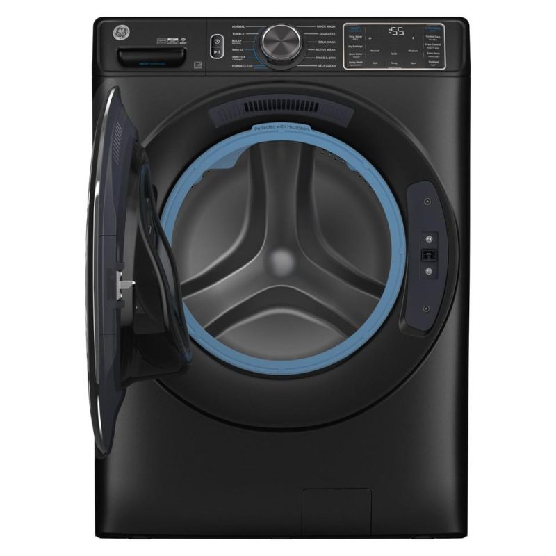 Front-load Washers |  GE® 5.0 cu. ft. Capacity Smart Front Load ENERGY STAR® Steam Washer with SmartDispense™ UltraFresh Vent System with OdorBlock™ and Sanitize + Allergen – GFW655SPVDS Gray Front-load Washers Front-load Washers