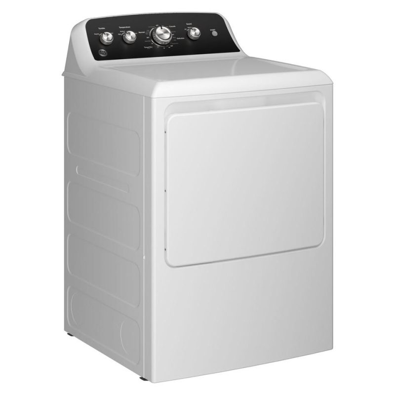 Gas Dryers |  GE® 7.2 cu. ft. Capacity Gas Dryer with Up To 120 ft. Venting and Extended Tumble – GTD48GASWWB White Gas Dryers Gas Dryers