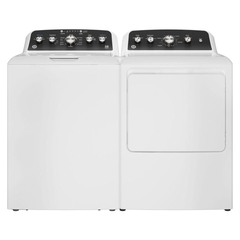 Gas Dryers |  GE® 7.2 cu. ft. Capacity Gas Dryer with Up To 120 ft. Venting and Extended Tumble – GTD48GASWWB White Gas Dryers Gas Dryers