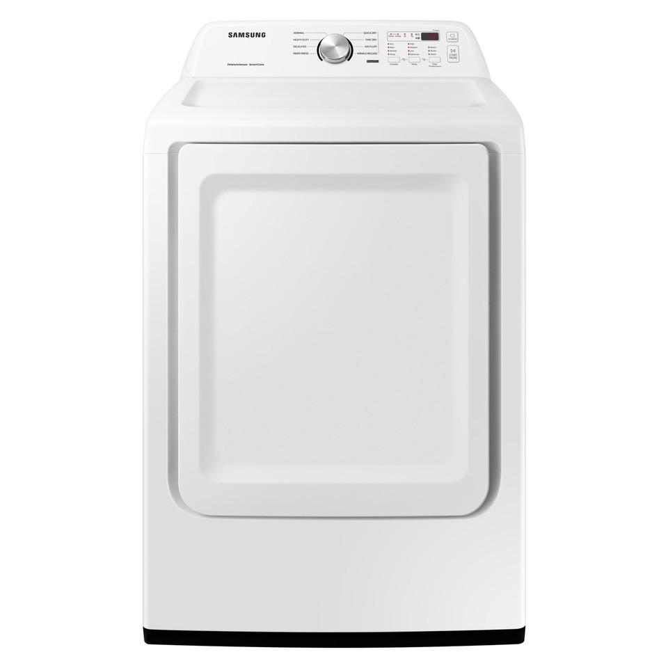 Gas Dryers |  Samsung 7.2 cu. ft. Gas Dryer with Sensor Dry in White White Gas Dryers Gas Dryers