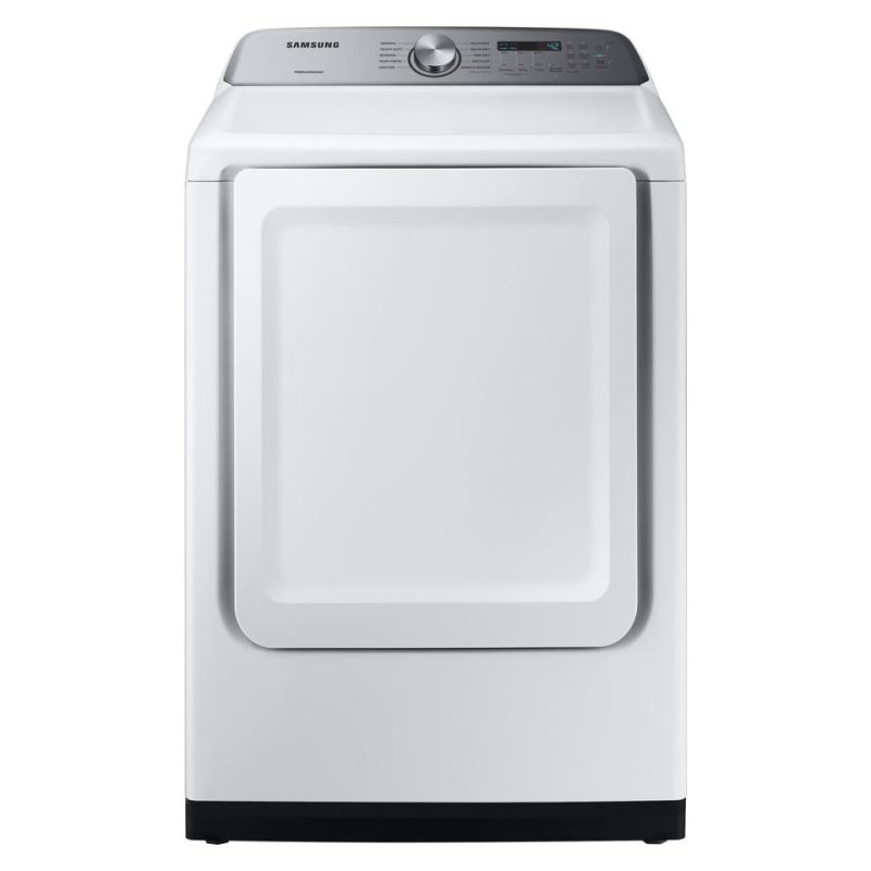 Gas Dryers |  Samsung 7.4 cu. ft. Gas Dryer with Sensor Dry – DVG50R5200W White Gas Dryers Gas Dryers