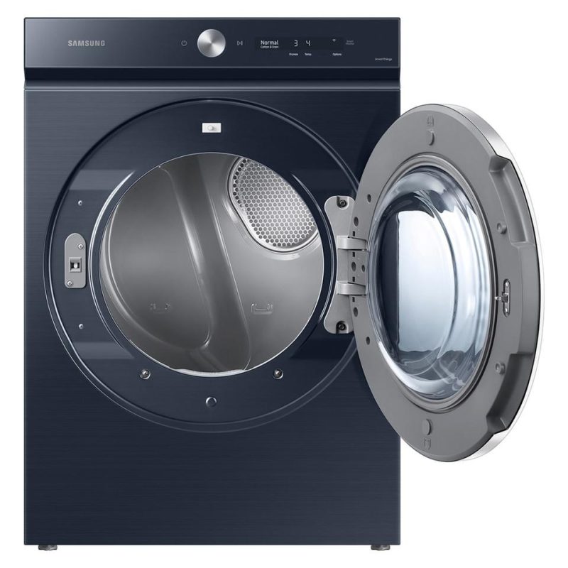 Gas Dryers |  Samsung Bespoke 7.6 cu. ft. Ultra Capacity Gas Dryer in Brushed Navy – DVG53BB8900D Blue Gas Dryers Blue