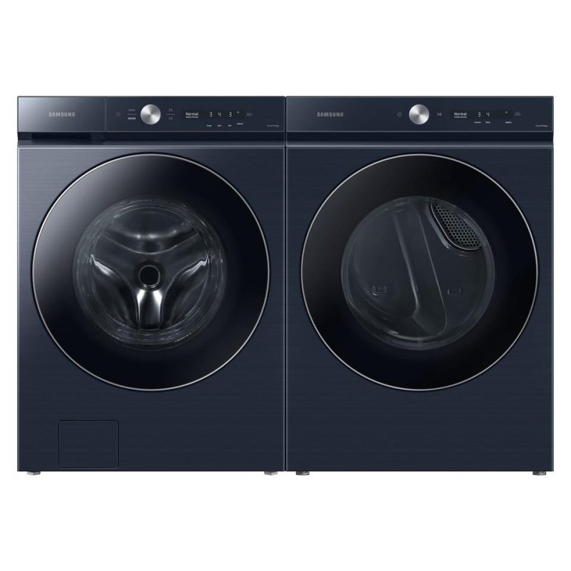 Gas Dryers |  Samsung Bespoke 7.6 cu. ft. Ultra Capacity Gas Dryer in Brushed Navy – DVG53BB8900D Blue Gas Dryers Blue