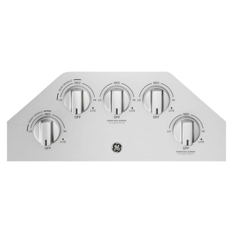 Gas |  GE® 36” Built-In Gas Cooktop (JGP5036SLSS) Stainless Steel Cooktops Gas