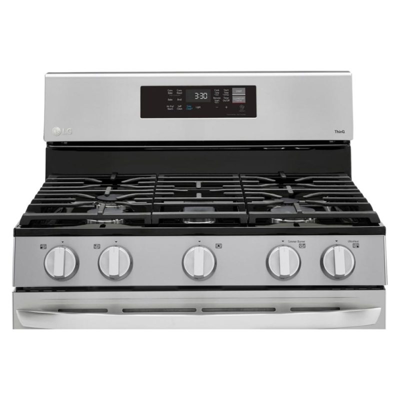 Gas Ranges |  LG 5.8 cu. ft. Gas Single Oven with Air Fry – LRGL5823S Stainless Steel Gas Ranges Gas Ranges