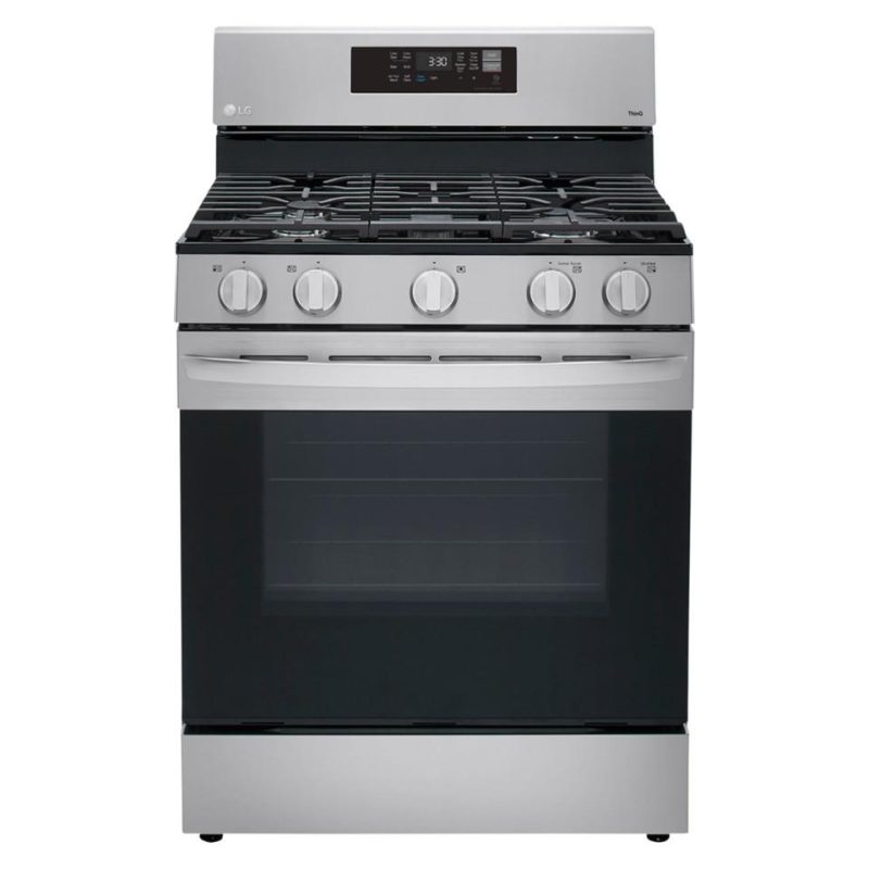 Gas Ranges |  LG 5.8 cu. ft. Gas Single Oven with Air Fry – LRGL5823S Stainless Steel Gas Ranges Gas Ranges