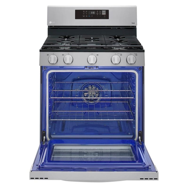 Gas Ranges |  LG 5.8 cu. ft. Gas Single Oven with Air Fry – LRGL5823S Stainless Steel Gas Ranges Gas Ranges