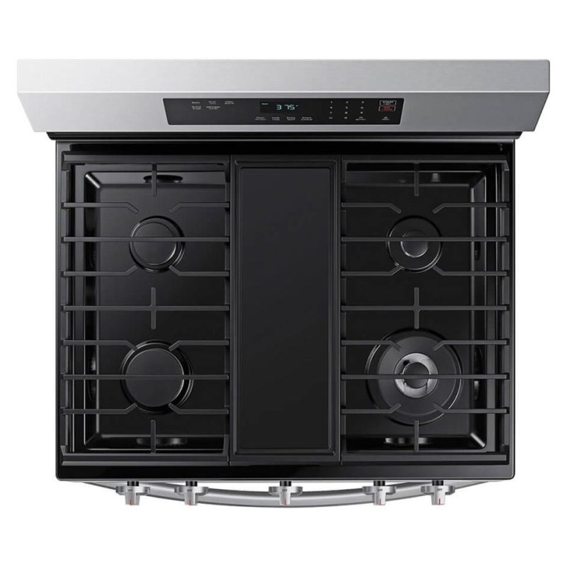 Gas Ranges |  Samsung 6.0 cu. ft. Smart Freestanding Gas Range w/18K BTU Dual Ring Power Burner – NX60A6311SS Stainless Steel Gas Ranges Gas Ranges