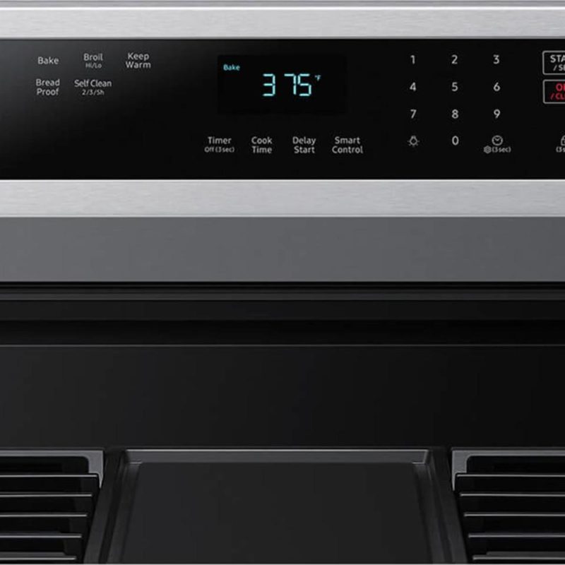 Gas Ranges |  Samsung 6.0 cu. ft. Smart Freestanding Gas Range w/18K BTU Dual Ring Power Burner – NX60A6311SS Stainless Steel Gas Ranges Gas Ranges