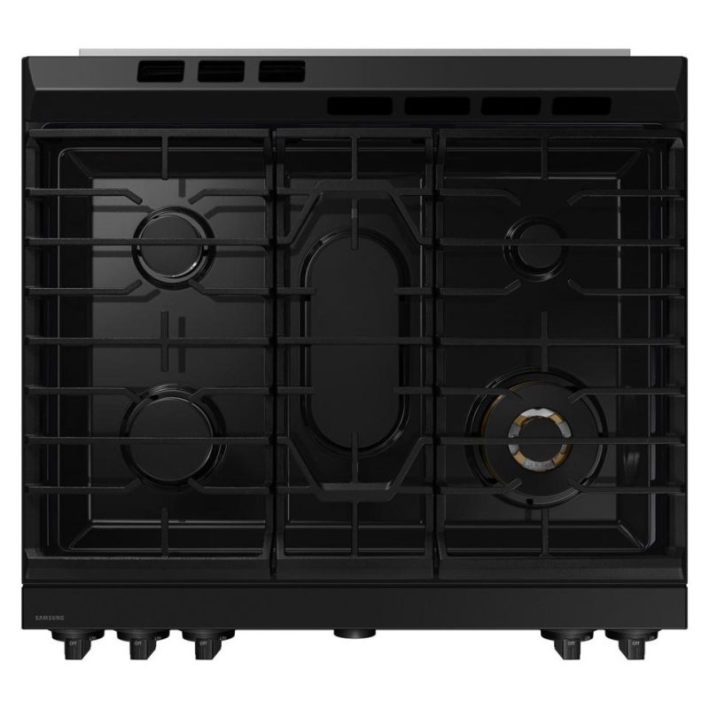 Gas Ranges |  Samsung Bespoke Smart Slide-In Gas Range 6.0 cu. ft. in Stainless Steel with Air Sous Vide & Air Fry NSG6DG8500SR Stainless Steel Gas Ranges Gas Ranges