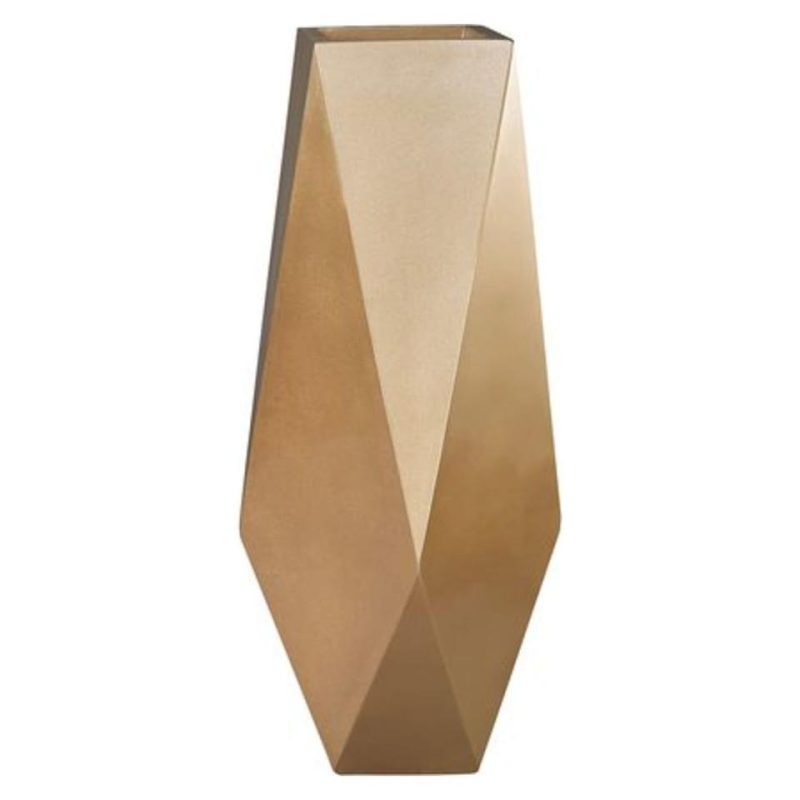 Home Accessories |  QATTAR PLANTER – GOLD Cream Home Accessories Cream