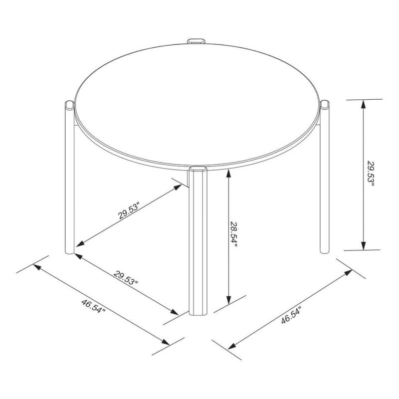 Kitchen and Dining Sets |  Gales Round 46.54 Dining Set Greige – Set of 5 Gray Dining Room Furniture Gray