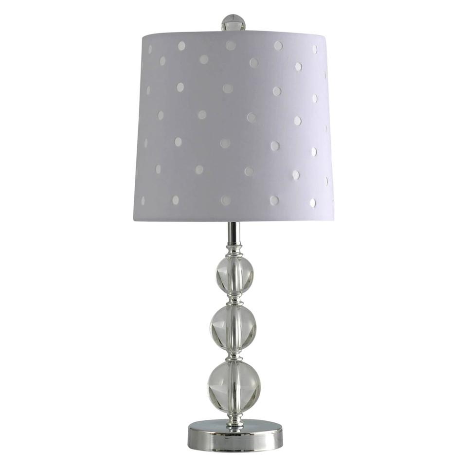 Lamps |  Abby Crystal Youth Lamp Gray Home Décor Gray