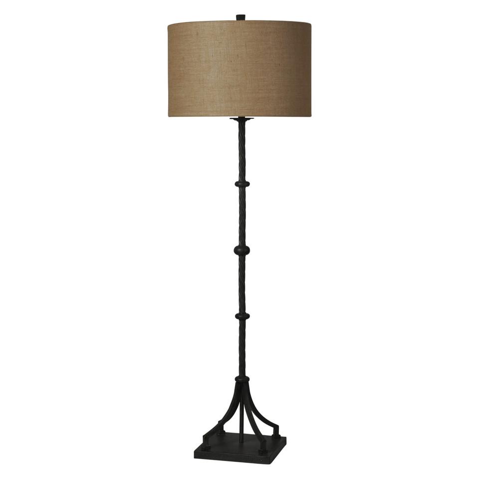 Lamps |  Brody Cast Iron Floor Lamp Brown Home Décor Brown