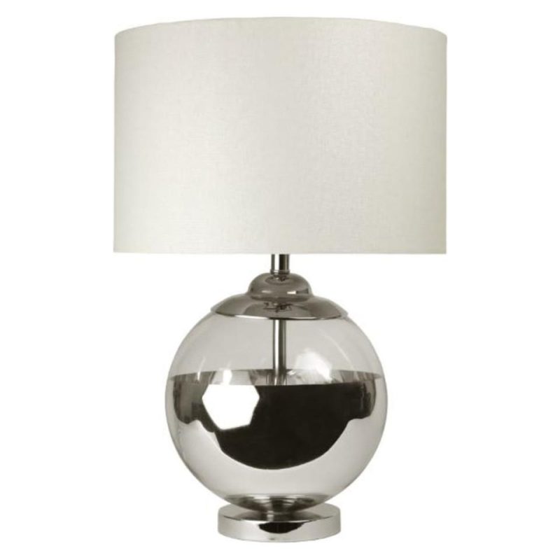 Lamps |  Carson Glass Table Lamp Gray Home Décor Gray