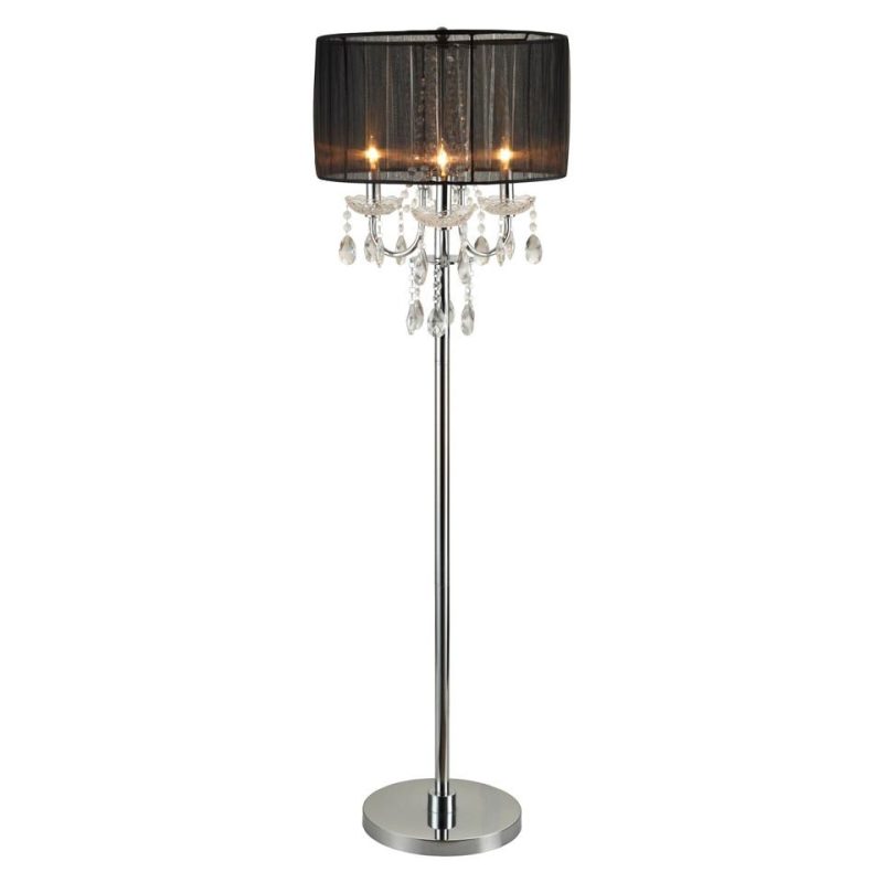 Lamps |  CHANDELIER FLOOR LAMP Gray Home Décor Gray