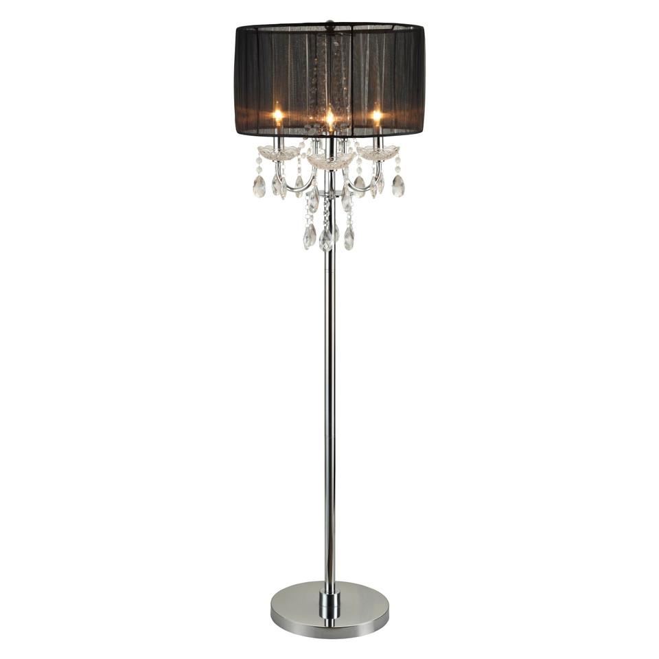 Lamps |  CHANDELIER FLOOR LAMP Gray Home Décor Gray