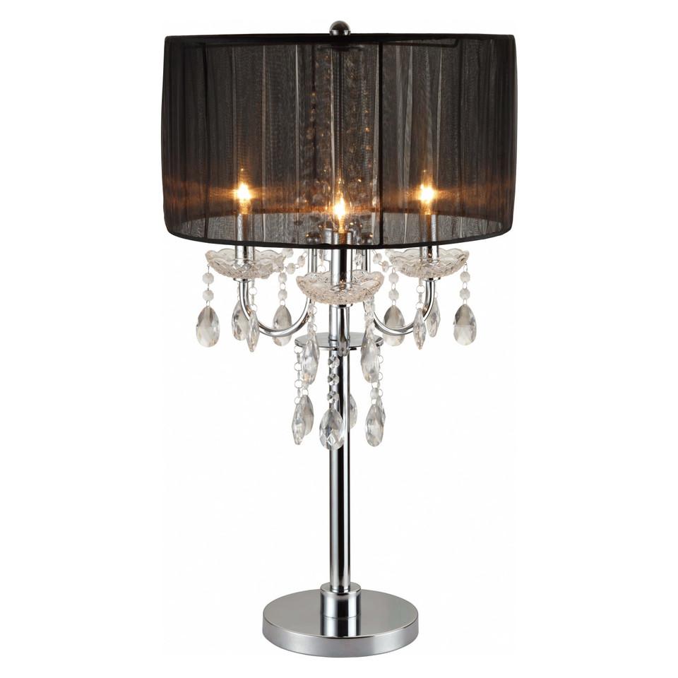 Lamps |  CHANDELIER TABLE LAMP Gray Home Décor Gray