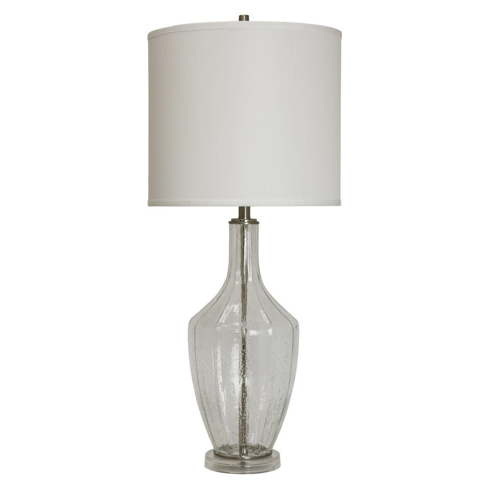 Lamps |  Chloe Glass Table Lamp Gray Home Décor Gray