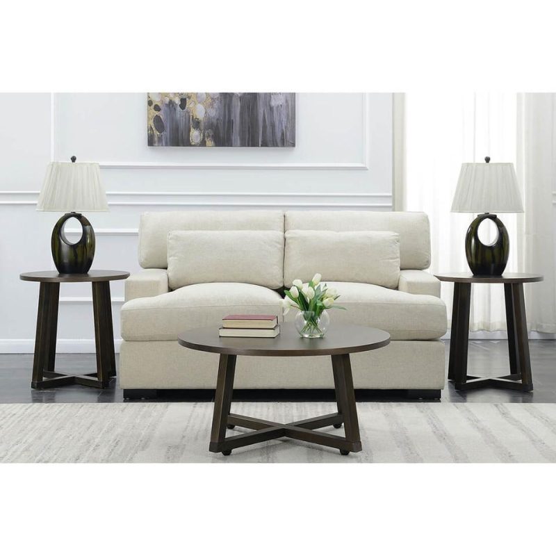 Living Room Sets |  Apollo 8 Piece Room Package Gray Living Room Furniture Gray