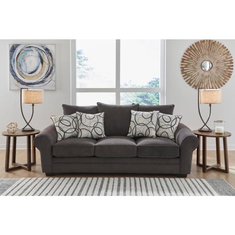 Living Room Sets |  Apollo 8 Piece Room Package Gray Living Room Furniture Gray