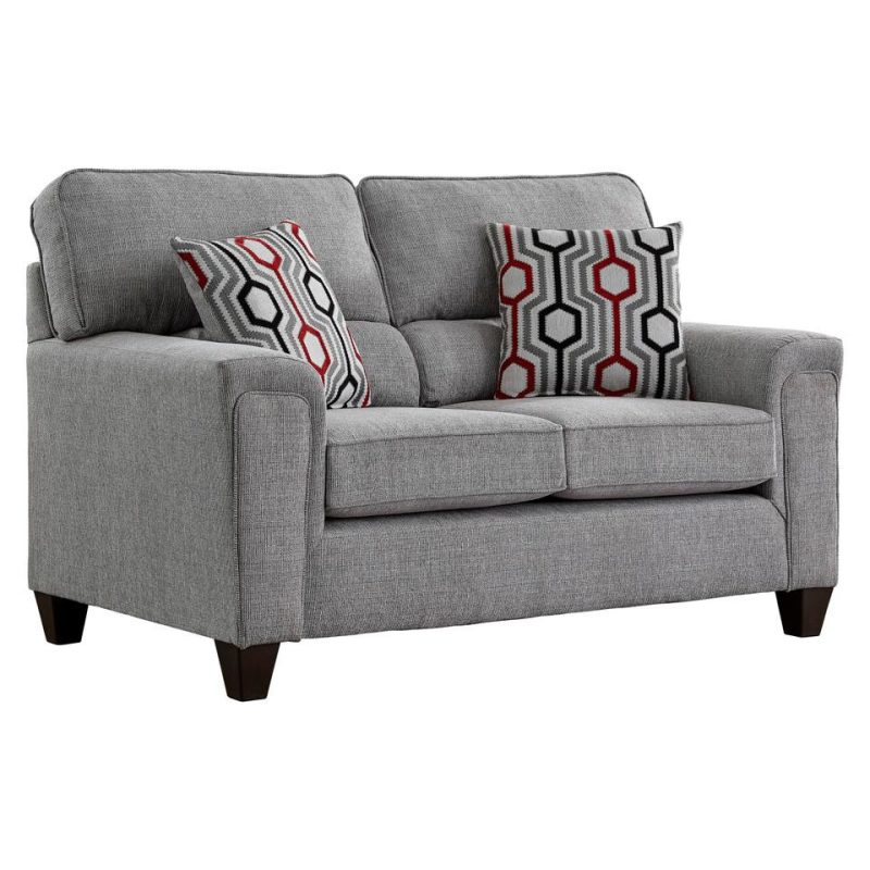 Living Room Sets |  Dylan Sofa And Loveseat Gray Living Room Furniture Gray