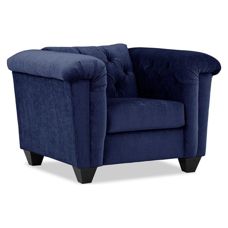 Living Room Sets |  Hampton Blue Sofa & Chair Blue Living Room Furniture Blue