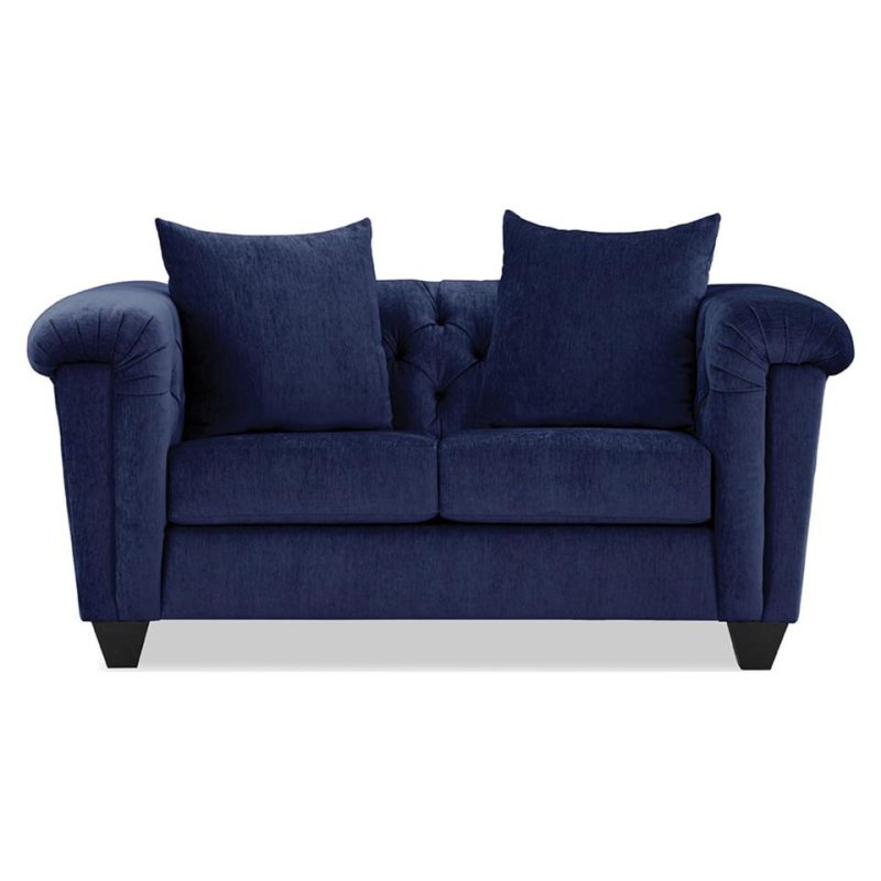 Living Room Sets |  Hampton Blue Sofa & Loveseat Blue Living Room Furniture Blue